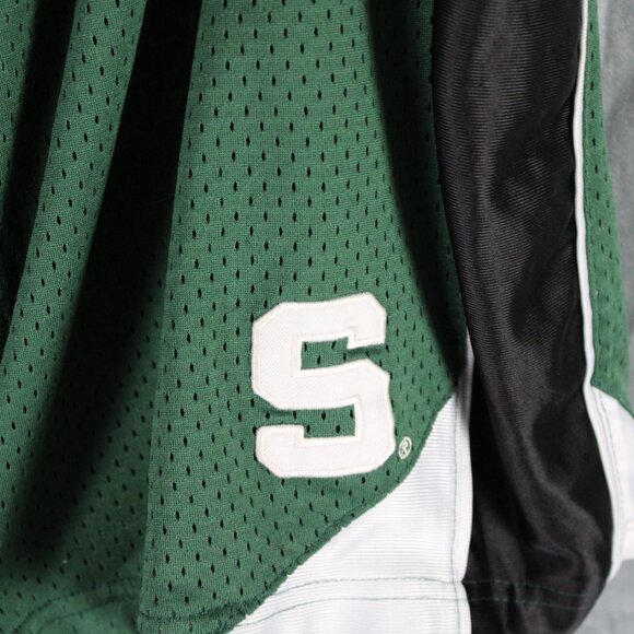Michigan State Spartans Shorts (VTG) - Basketball Short by Colosseum - Men's 2XL - Picture 2 of 6